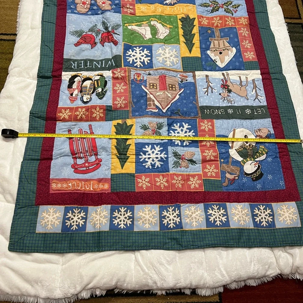 Let It Snow Christmas season throw limited edition 184/3000